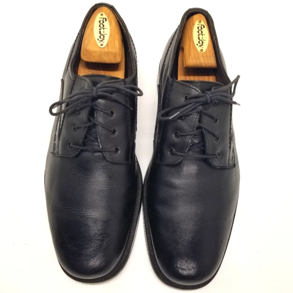 Bill Blass Howard 4726691 Mens Size 12D Black Leather Oxford Derby Lace …